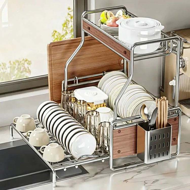 Mengapa Pilih Rak Penyaliran Pelbagai Fungsi Boleh Laras untuk Dapur yang Lebih Pintar?