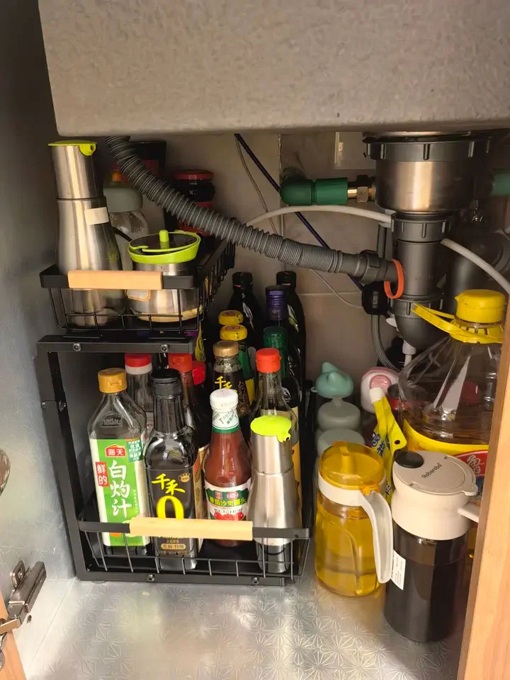 Metal Pull Out Cutlery Organizer For Cabinet Metal Pull Out Cutlery Organizer For Cabinet