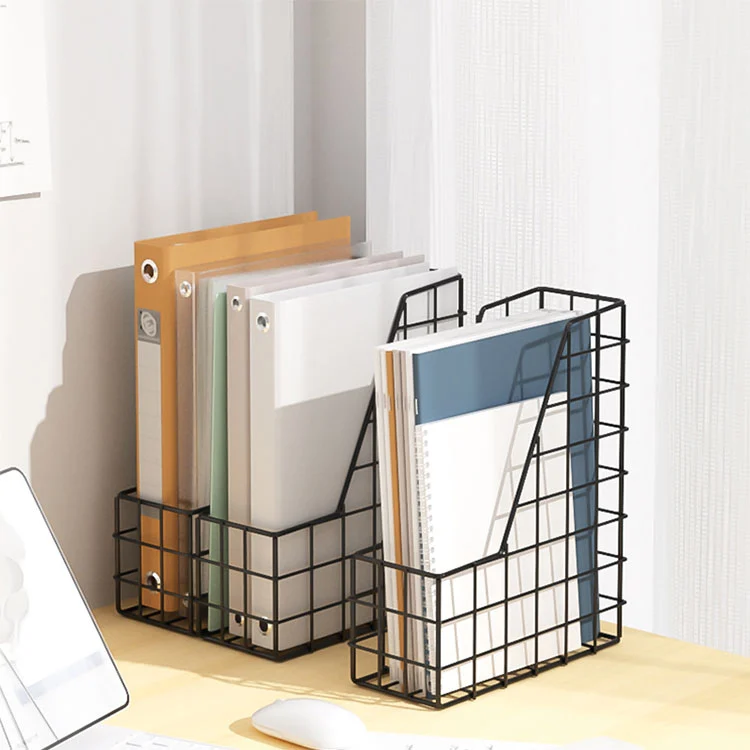 Rak Majalah Logam Desktop Pejabat